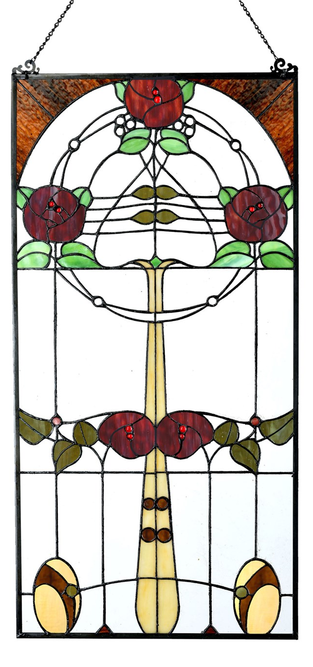 Mackintosh Rose Tiffany Paneel